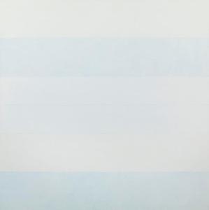 "Sin título" de Agnes Martin pinturas famosas minimalistas