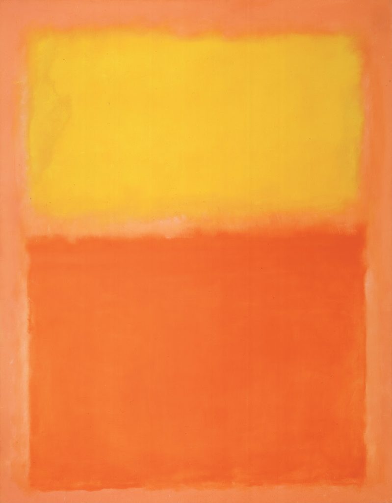 "Naranja y Amarillo" de Mark Rothko